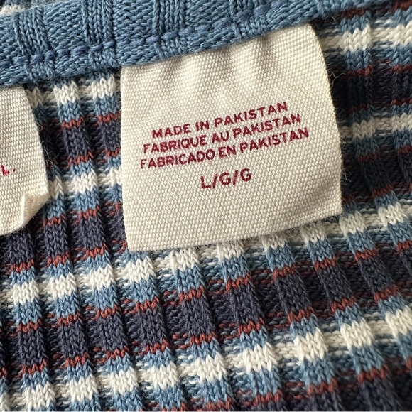 LEVI’S Britt Long Sleeve Pearl Snap Knit Top Cropped Ribbed Scoop Neck Y2K XL - Picture 8 of 16